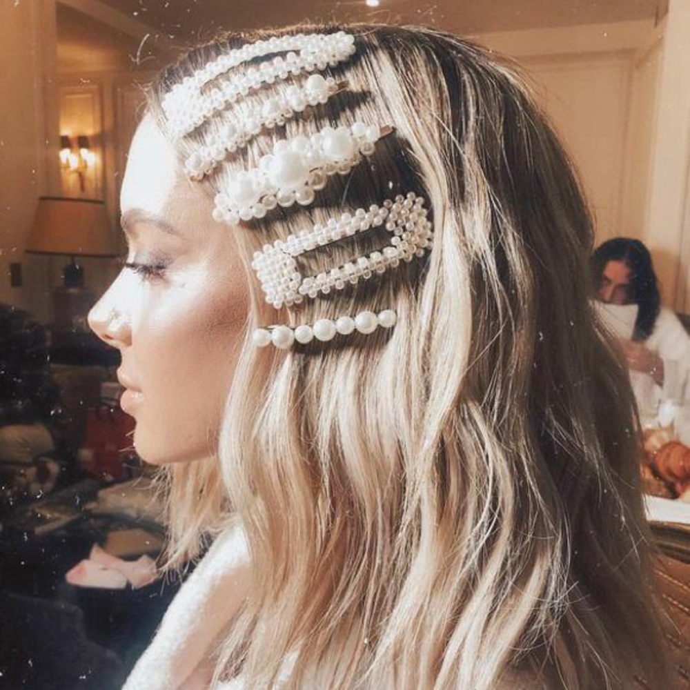 NEW Ava Pearl Hair Clip Sets